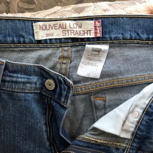 505 NOUVEAU LOW STRAIGHT LEVIS JEANS